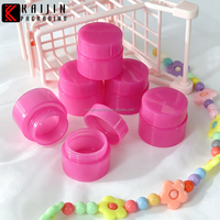 Pot vide personnalisé en PP de 6g pour poudre de rose, crème contour des yeux, mini-crème exfoliante, pot cosmétique en plastique avec couvercle