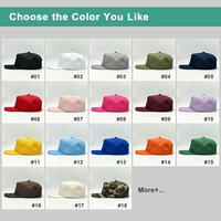 Topi Snapback 5 Panel Profil Rendah Tanpa Struktur dengan Logo Bordir Kecil Kustom, Bagian Depan Lembut dari Katun, Warna Merah