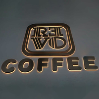 Letras de Canal 3D Personalizadas de Acero Inoxidable con Retroiluminación LED, Letras de Logotipo con Retroiluminación LED para Exteriores, Resistentes al Agua
