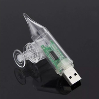 Jarum suntik hadiah bisnis, Usb Flash Drive bentuk perangkat penyimpanan portabel 64 gb 32gb