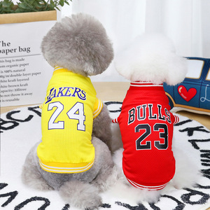 Ropa de Verano para Mascotas, Chalecos para Perros y Gatos, Vestidos para Cachorros, Jerseys para Perros, Uniformes de Baloncesto de Kobe <span class=keywords><strong>Jordan</strong></span>, Disfraces, Chalecos Deportivos Transpirables para Perros - Product Image 3