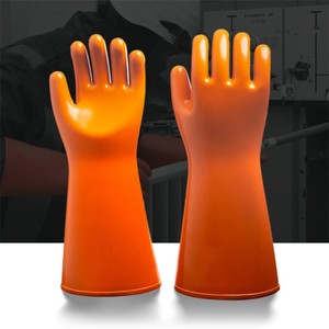 Guantes de seguridad para electricistas de alto voltaje IEC60903 Clase 00 Guantes protectores aislantes de goma natural - Product Image 2