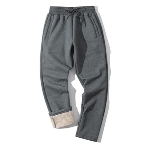 Wholesale Women <strong>Men</strong> Winter Sherpa <strong>Fleece</strong> <strong>Joggers</strong> Women <strong>Jogger</strong> Sweatpants <strong>Men</strong> Custom logo Elastic Waist Warm <strong>Joggers</strong> - Product Image 3