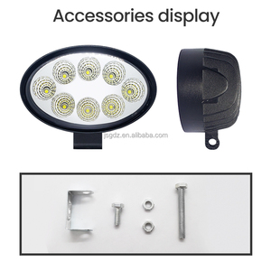 New 24 Wát hình bầu dục <span class=keywords><strong>LED</strong></span> làm việc ánh sáng cho John cho deere máy kéo Miller Floater xe tải ATV-12V 24V tiện ích đèn phụ trợ faros <span class=keywords><strong>Led</strong></span> PA - Product Image 4