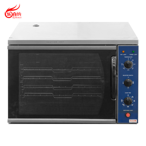 4 kệ thép không gỉ điện thương mại Lò nướng đối lưu với chức năng giữ - Product Image 3