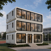 Modèle de maison capsule spatiale rectangulaire moderne, durable et écologique, avec couleur personnalisable pour usage hôtelier/villa/résidentiel