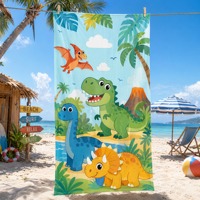 Premium 100% Cotton Terry Cabana Beach Towel Wholesale Custom Logo Digital Print Oversized Absorbent Soft for Resort Hotel Pool