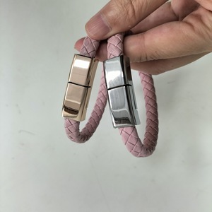 Creative Leather <b>Braided</b> Charging Cable Type C Fast Charge For Mobile Phones - Product Image 2