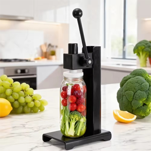 Scelleuse de canettes commerciale de haute qualité pour jus, thé au citron et boissons variées, scelleuse de canettes manuelle réglable pour les magasins de boissons - Product Image 5