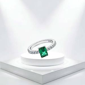 Nuevo <span class=keywords><strong>Anillo</strong></span> de Plata 925 con Diseño de Lazo Azul, Corazón, Flor Morada, Abeja, Espécimen ME, Corona, Rosa y Concha, Joyería Exquisita DIY, Regalo 2026 - Product Image 5