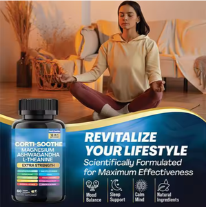 В наличии магниевый комплекс 200 мг 13 в 1 веганские капсулы с тройным глицинатом магния и малатом цитратом расслабляют капсулы с магнием - Product Image 3