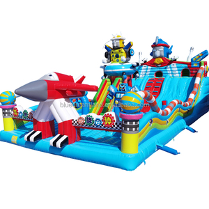 Parc gonflable de glissière de videur de maison de rebond de château de saut mécanique de PVC commercial pour des enfants - Product Image 1