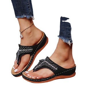 Summer Jelly <b>Shoes</b> Flip-flops Soft Soles Non-slip Rhinos Sexy Comfortable Light Weight Lace-up Slip-On QS1027B198 - Product Image 6