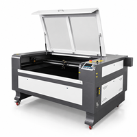 1390 Machine de gravure laser 100W 130W 150W Machine de découpe haute puissance pour cuir de bois PVC acrylique non métallique.