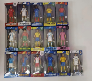 Figura de Acción de Estrella de Fútbol de 7 Pulgadas/Figura Coleccionable en Caja, Jugador de Fútbol Messi, Muñecos de Colección de Fútbol, Figura de Acción de Juguete - Product Image 4