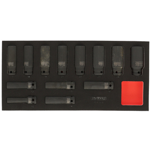 1/2 "12จุดชุดซ็อกเก็ตกระแทก12จุดปลั๊กลึกเกรด DIY 13ชิ้นชุบโครเมี่ยมสำหรับการซ่อมแซมการปรับแต่ง OEM การสนับสนุน - Product Image 1