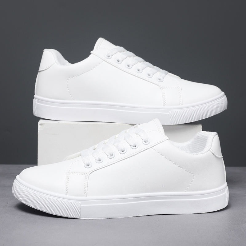 Big Size 14 Flat Walking Shoes Pure Color Breathable