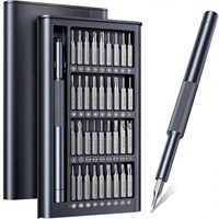 AXTH – Kit de tournevis de précision 37-en-1, en alliage d'acier et plastique, magnétique, professionnel, mini-outils de réparation pour téléphones et ordinateurs