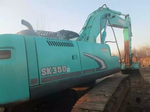 รถขุด Kobelco SK350LC ขนาด 35 ตัน พร้อมบุ้งกี๋ขุดขนาด 1.75 ลูกบาศก์เมตร รถขุดตีนตะขาบ Kobelco SK350LC มือสอง - Product Image 1