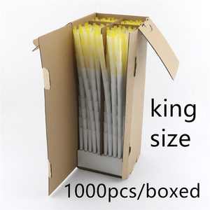 In Stock <b>Boxed</b> Cone Smoke Paper Slow Burning Classic King Size/Custom Size Rolling Smoking Paper Smoker Smoking Accessories - Product Image 6