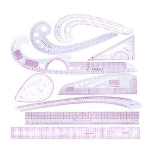 New Products Plastic Square Rightangle Tailor Drawing Craft Tool <b>Sewing</b> French Curve Ruler <b>Set</b> - Product Image 1