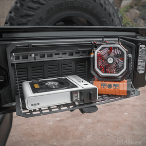 Tailgate Table for <strong>Jeep</strong> Wrangler JK JL Accessories Rear Foldable <strong>Cargo</strong> Shelf for <strong>Jeep</strong> Tactical Molle Panel - Product Image 5