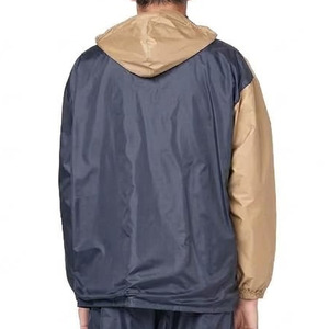 <b>Men's</b> 100% Polyester Waterproof <b>Rain</b> <b>Jacket</b> Windproof Foldable with Zipper Closure Plus Size Casual for Winter Waterproof <b>Jacket</b> - Product Image 2