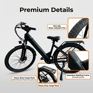 Vélo de montagne électrique pour hommes et femmes, nouvelle batterie au lithium amovible, vitesse variable, assistance électrique, pour adultes - Product Image 4