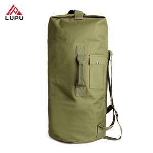 LUPU Tactical Canvas Duffel Bag Shoulder Strap Large Capacity <b>Water</b> <b>Resistant</b> Outdoor <b>Backpack</b> Unisex - Product Image 1