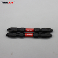 Embouts de tournevis professionnels industriels à double tête, pointe magnétique, poignée en acier personnalisable OEM, norme DIN standard, vente en gros