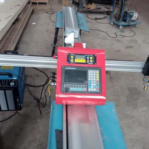 โลหะขนาดเล็กแบบพกพา cnc เปลวไฟ/พลาสม่าแบบพกพา cnc plasma flame ตัดเครื่อง