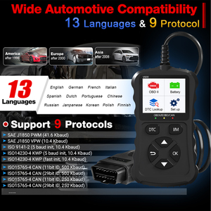 12V Plug & Play Scanner di codice per veicoli V600 OBD2/EOBD può più recente versione del Software per auto strumento diagnostico analizzatore motore - Product Image 5