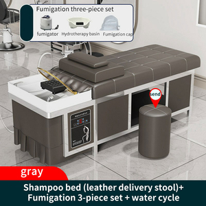 Cama de Champú Japonesa para Spa Capilar, Reclinable, para Lavado de Cabello, Terapia de Agua, Champú Tailandés, con Vapor - Product Image 4