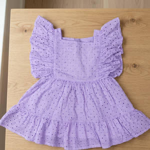 Robe en coton mignonne pour filles, tout-petits, bébés, anniversaire, été, robe décontractée, vente en gros au meilleur prix - Product Image 2