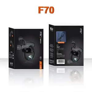 F70 Oortelefoons Met Nieuwe Touch Control Draadloze Tws Oordopjes Mini Sport Stereo Draagbare Oortelefoons Gaming In-Ear Oortjes