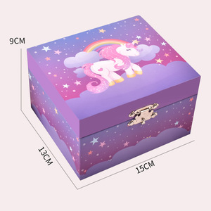 Caja <span class=keywords><strong>de</strong></span> Joyería Musical Personalizada con Diseño <span class=keywords><strong>de</strong></span> Cielo Estrellado Morado, Espejo con Forma <span class=keywords><strong>de</strong></span> Estrella Giratoria, Regalo <span class=keywords><strong>de</strong></span> Cumpleaños para Niños, Venta al Por Mayor - Product Image 3