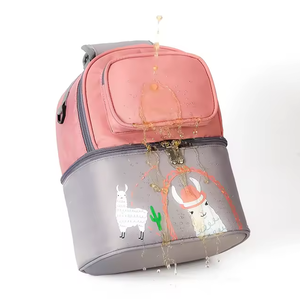 <span class=keywords><strong>Mochila</strong></span> para Extractor de Leche, Bolsa de Doble Compartimento para Almacenamiento de Leche Materna para Lactancia, Guardería, Bolsa Térmica para Almuerzo con Correa - Product Image 3