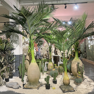 LUYI <strong>Artifical</strong> Outdoor <strong>Plants</strong> for Outdoor 2 Meter Outdoor Palm Tree <strong>Large</strong> Trees for Home Garden Coastal Decor - Product Image 6