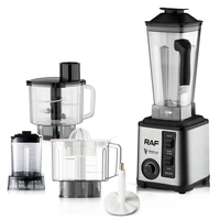 Mixeur Électrique Multifonction RAF 5-en-1, Batidora De Alimentos 3L, pour Jus, Smoothies, Viandes, Cuisine