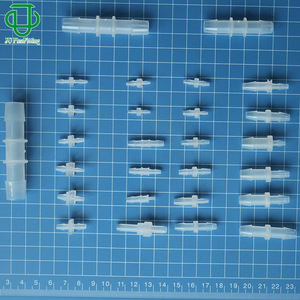 High Quality New PP Plastic Equal Diameter Two-Way Straight <b>Silicone</b> Barbed Soft Water Gas Pipe Connector Other Connectors - Product Image 4