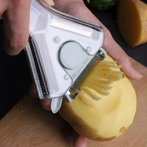 Éplucheur rotatif 3 en 1 pour fruits et légumes, éplucheur manuel, trancheuse, outil de cuisine - Product Image 3