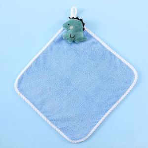 Serviette de toilette suspendue en microfibre à séchage rapide, jetable, pour la maison, la maternelle, les enfants et les bébés, en velours corail, motif mignon et compact - Product Image 5