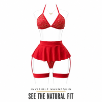 Bikinis sexy personnalisés, élastiques, respirants et à séchage rapide, tenues de strip-teaseuse, vêtements de danse exotique pour la pole dance