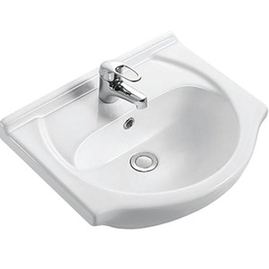 Lavabo de mano, <span class=keywords><strong>productos</strong></span> de <span class=keywords><strong>baño</strong></span> de cerámica blanca, lavabo de tocador, directo de fábrica, china - Product Image 1