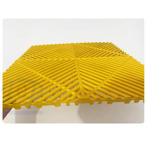 Carrelages de sol de garage solides Tapis de sol en plastique imbriqués pour lave-auto - Product Image 2