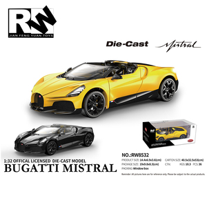 RW JFY Roue Libre Autorisée en <span class=keywords><strong>Usine</strong></span> Formule Un Jouet 1/32 Échelle Moulé Sous Pression Bugatti <span class=keywords><strong>Mistral</strong></span> Modèle F1 Voiture De Course Jouets À Vendre - Product Image 1