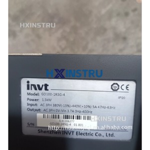 Convertisseur de fréquence Invt GD100-5R5G-4 d'occasion, 380V, 5,5kw H, 1 pièce - Product Image 4