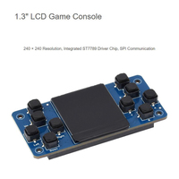 1.3inch LCD Game Console, 240x240 Resolution, Integrated ST7789 Driver Chip, SPI Communication