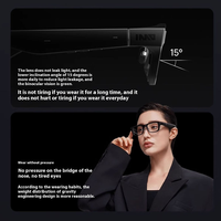 Lunettes intelligentes AR INMO GO2, traducteur simultané en temps réel, sous-titres invisibles, dispositif de synchronisation vocale, outil de traduction pour les voyages
