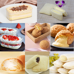 Pan galleta Donut crema inyector <span class=keywords><strong>mantequilla</strong></span> Puff pastel máquina de llenado para pastel - Product Image 2